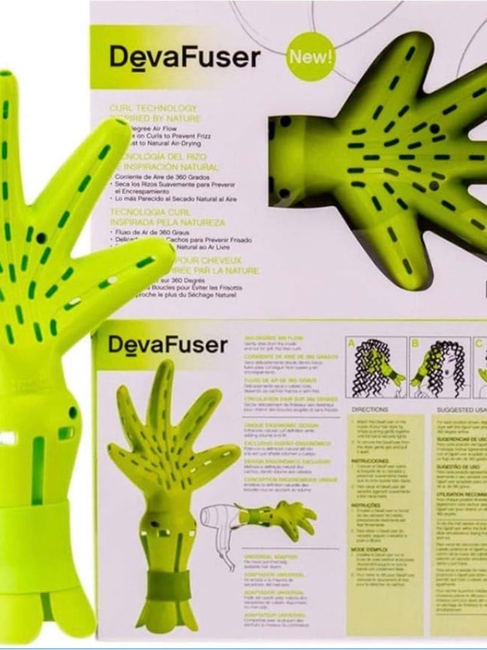 New w/o Box Devacurl DevaFuser curly hair diffuser blow dryer attachment